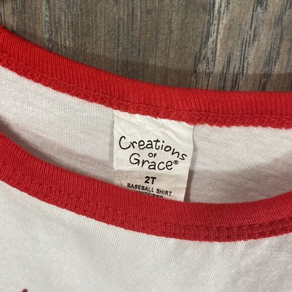 2T Glitter Christmas Baseball Tee “Baby It’s cold Outside” - Picture 4 of 5